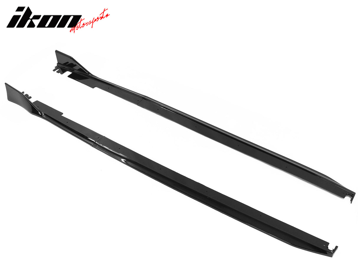 2022-2025 Honda Civic 11th Type R Side Skirts Rocker Panel Matte Black