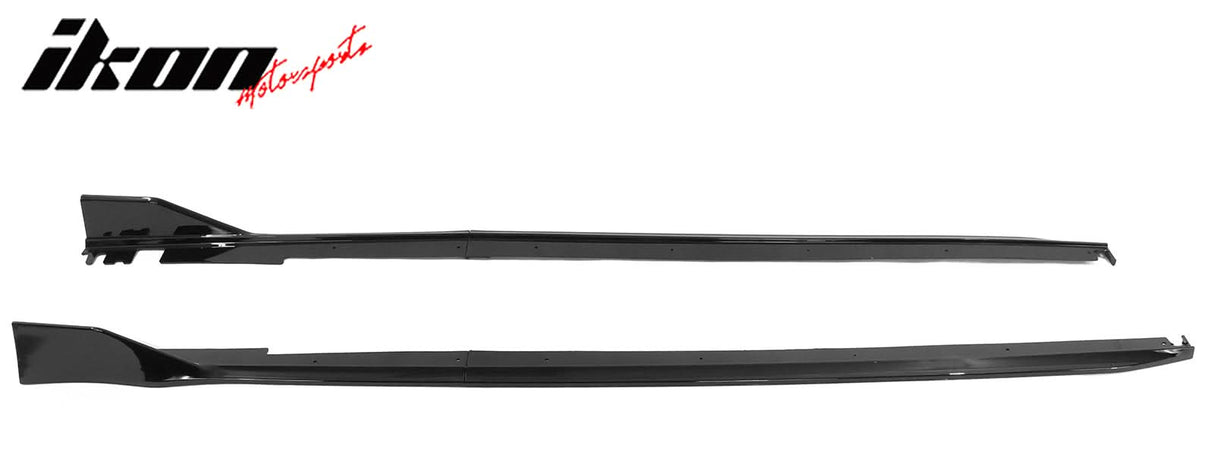 2022-2025 Honda Civic 11th Type R Side Skirts Rocker Panel Matte Black