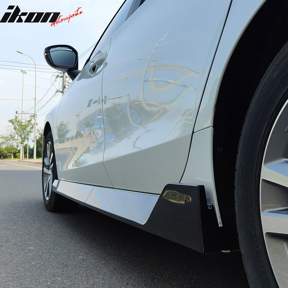 2022-2025 Honda Civic 11th Side Skirts Extension Lips PP