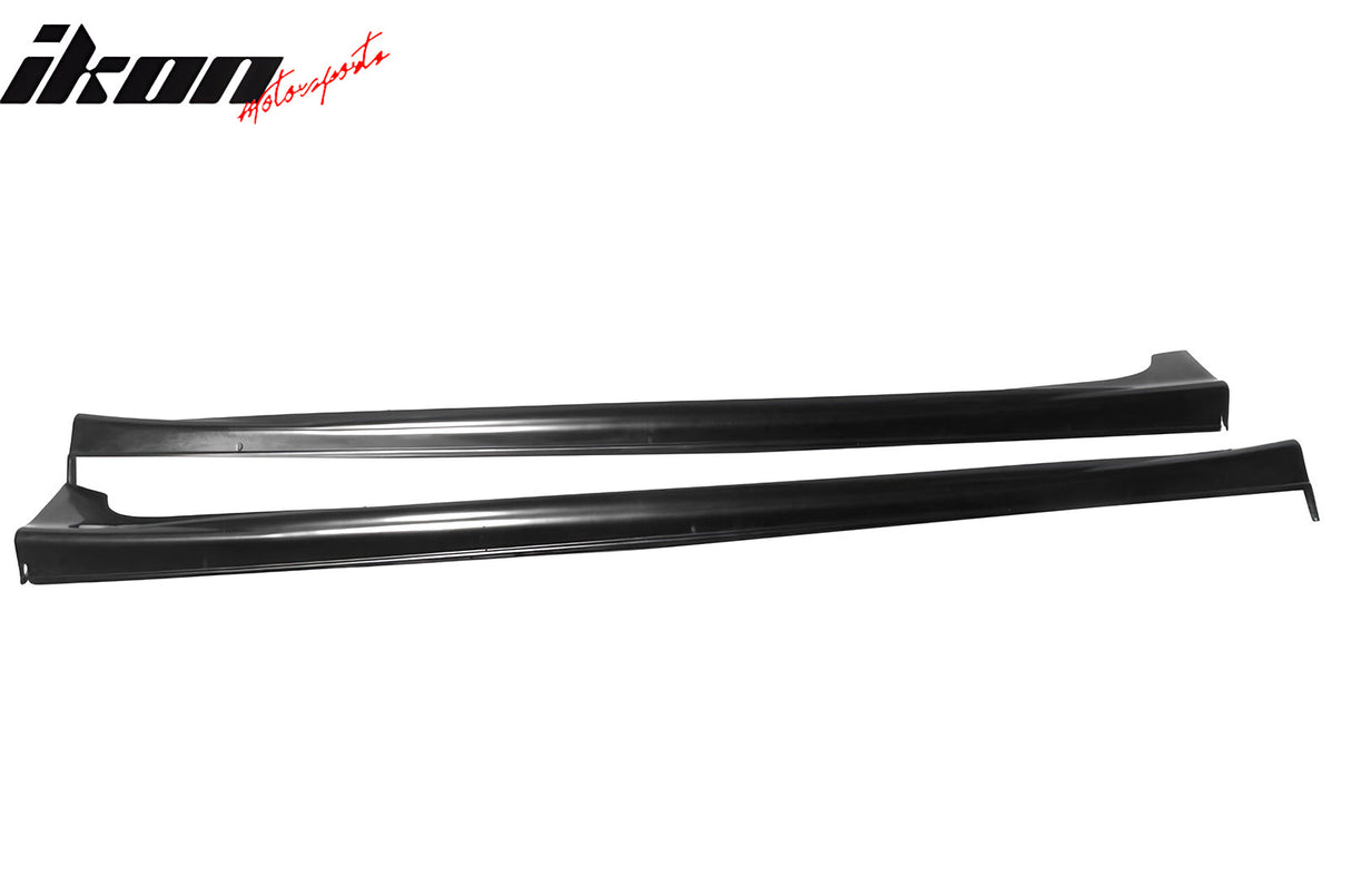2012-2015 Honda Civic Sedan Side Skirts Extention JDM Mug Style Black