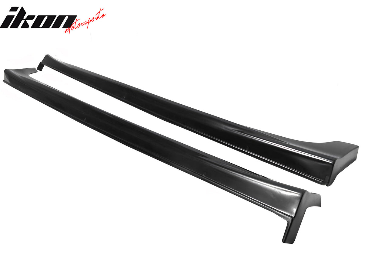2012-2015 Honda Civic Sedan Side Skirts Extention JDM Mug Style Black