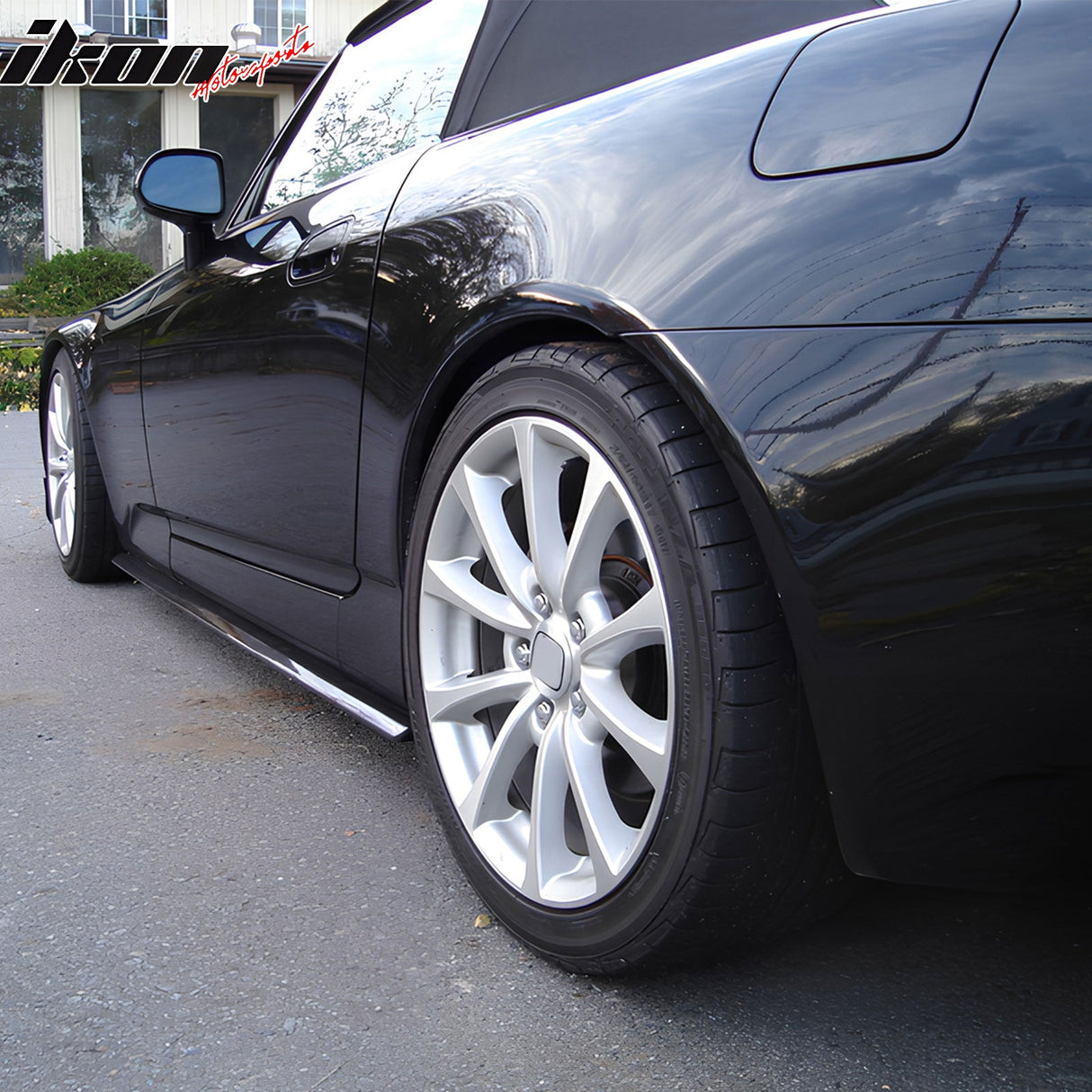 2000-2009 Honda S2000 AP1 AP2, DF Style Side Skirts PU Unpainted Black