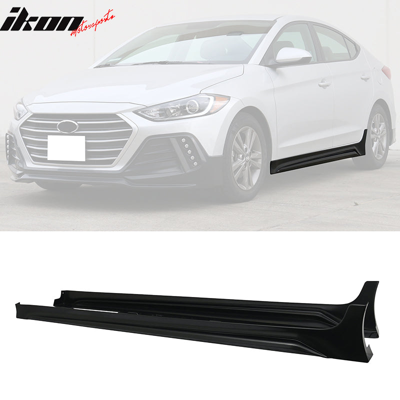 2017-2020 Hyundai Elantra AD CN7 IKON Style Side Extension Skirts PP
