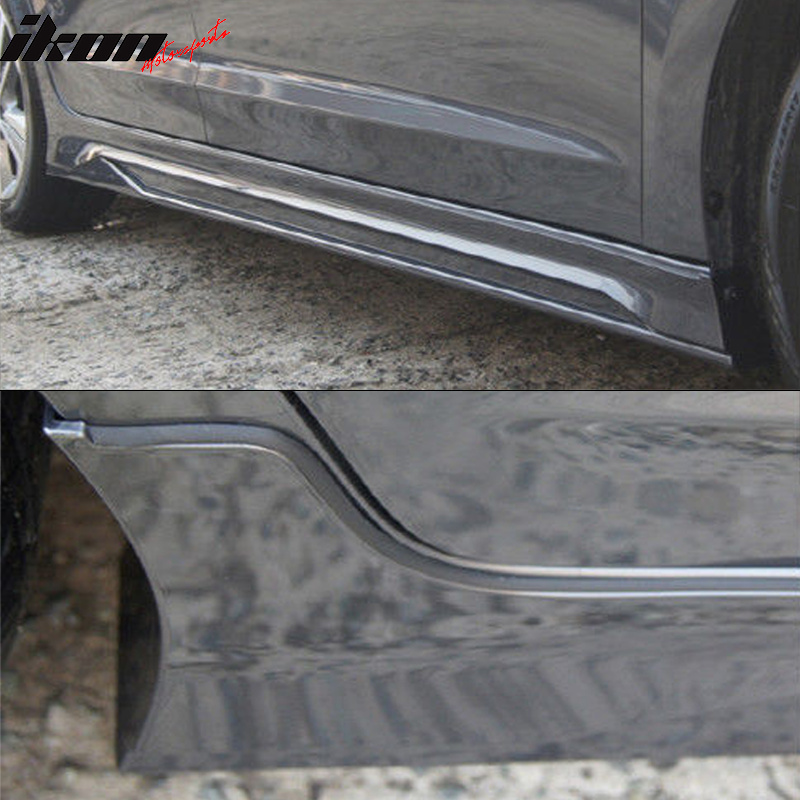 2017-2018 Hyundai Elantra SPW Style Unpainted PP Side Skirts Extension