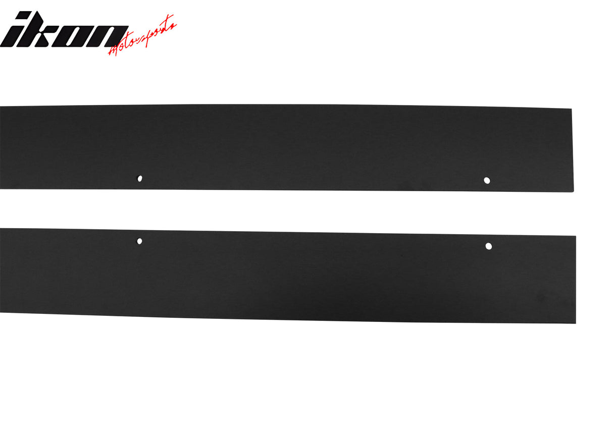2015-2024 Mini Cooper F55 Hardtop IKON Side Skirts Matte Black ABS