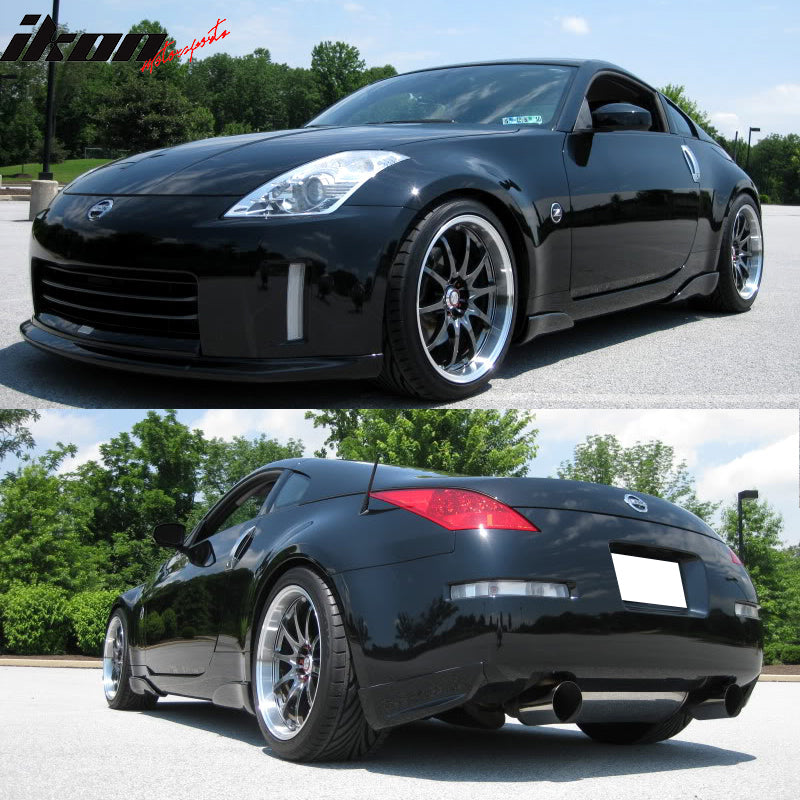 2003-2008 Nissan 350Z Z33 2 Door JDM Style PU Side Skirts 4PC