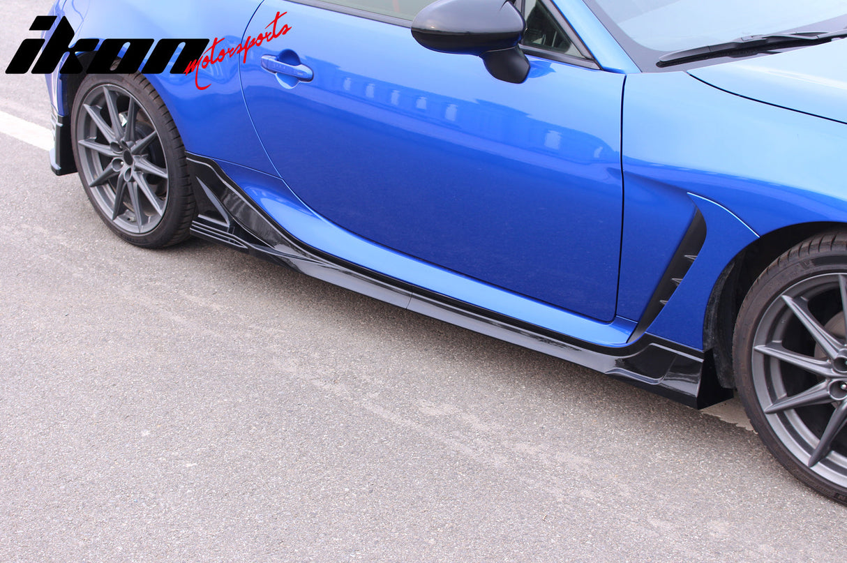 2022-2025 Subaru BRZ Toyota GR86 JDM 4PC Side Skirt