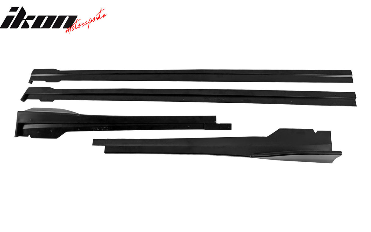 2022-2025 Subaru WRX D Style Matte Black Side Skirts Extensions 4PCS