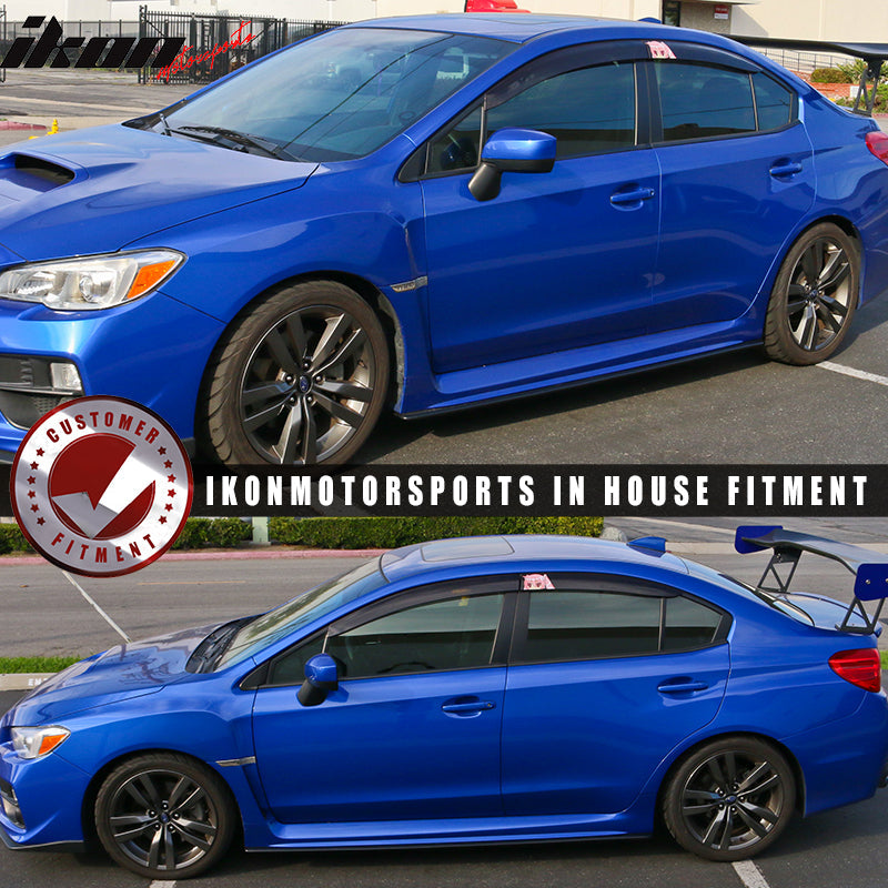 2015-2021 Subaru WRX STI Side Skirts Splitter Unpainted ABS
