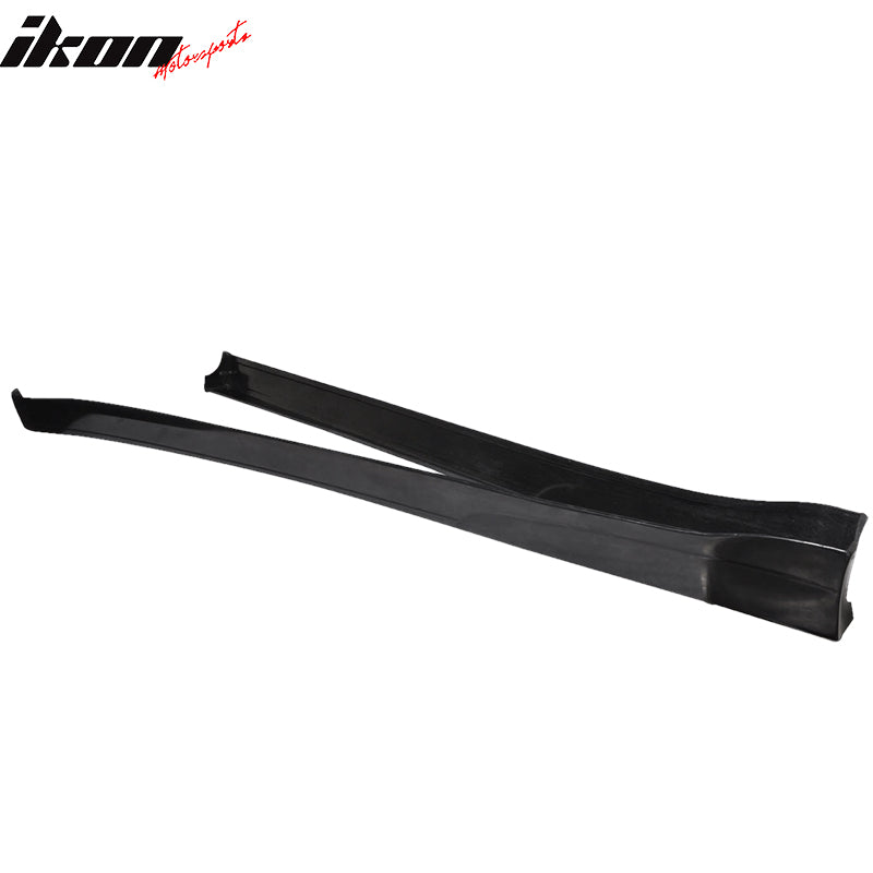 2002-2003 Toyota Camry VIP Style Unpainted Black Side Skirts PU Sedan