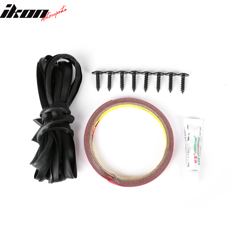 2018-2024 Toyota Camry IKON Style Matte Black PP Side Skirts Extension