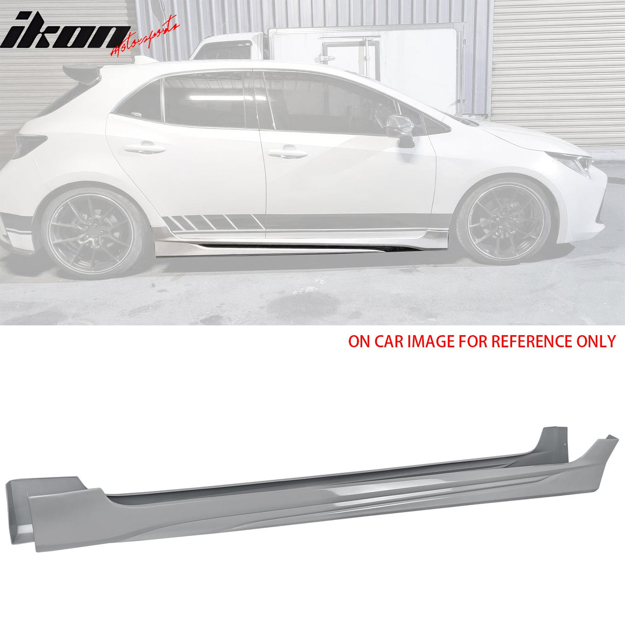 2019-2025 Toyota Corolla Hatchback M Unpainted Side Skirts Rocker Pann
