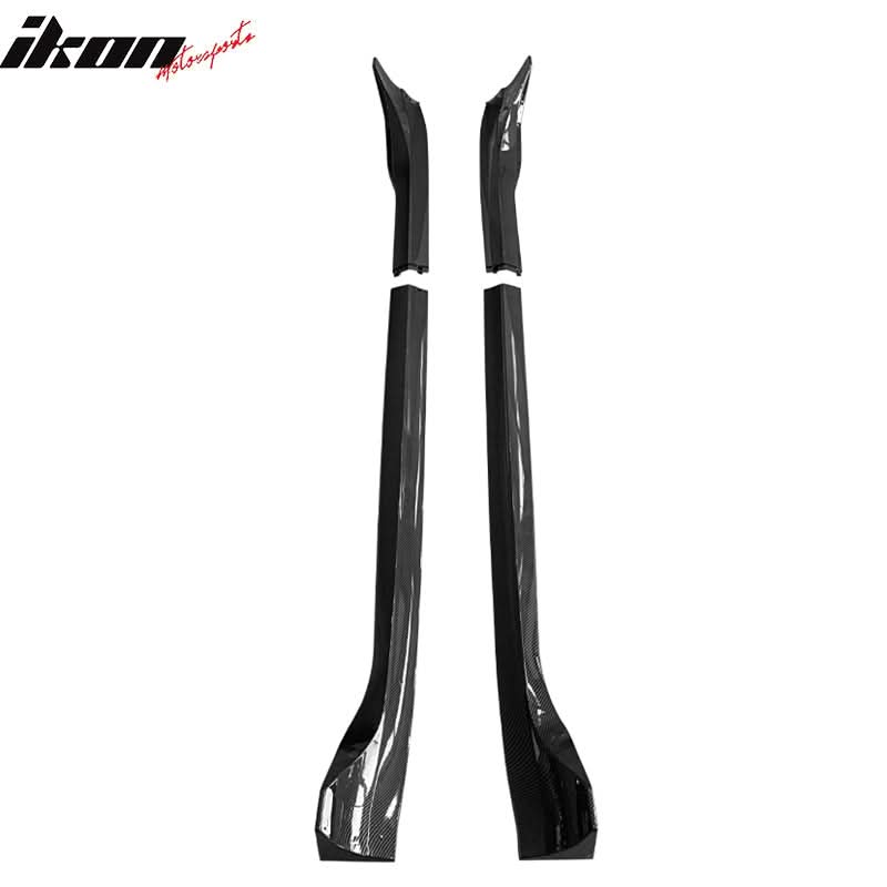 2017-2022 Tesla Model 3 IKON Style Side Skirts Rocker Panel ABS 4PC