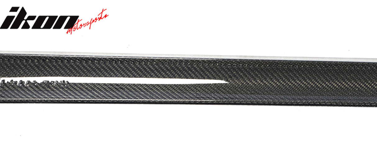 2021-2025 Tesla Model S Gloss Black Revozport Side Skirts Carbon Fiber