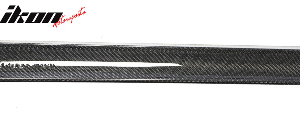 2021-2025 Tesla Model S Gloss Black Revozport Side Skirts Carbon Fiber