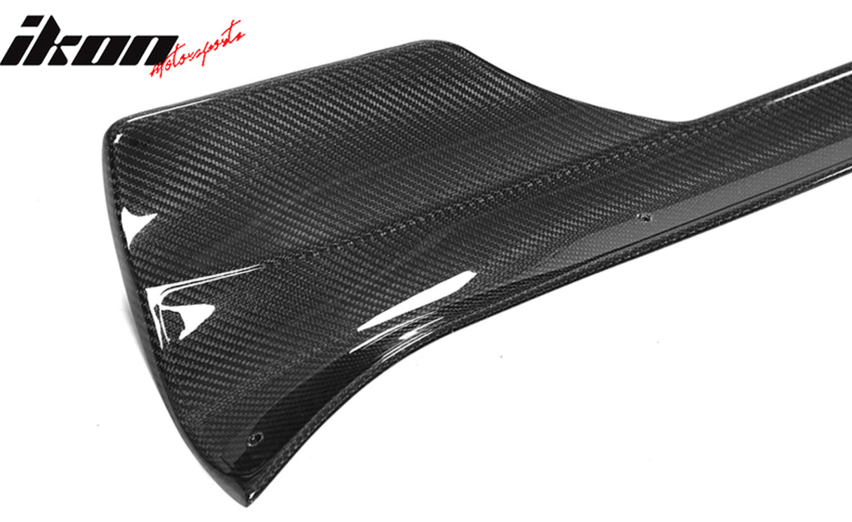 2021-2025 Tesla Model S Gloss Black Revozport Side Skirts Carbon Fiber