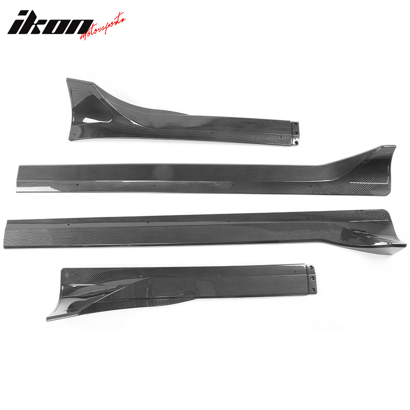 Side Skirts for 2020-2024 Tesla Model Y ABS Plastic Rocker Panel