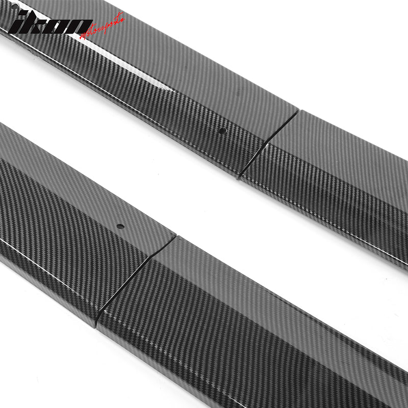 Side Skirts for 2020-2024 Tesla Model Y ABS Plastic Rocker Panel