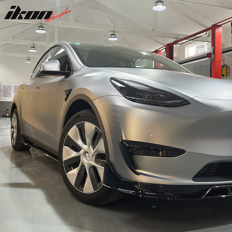 Side Skirts for 2020-2024 Tesla Model Y ABS Plastic Rocker Panel