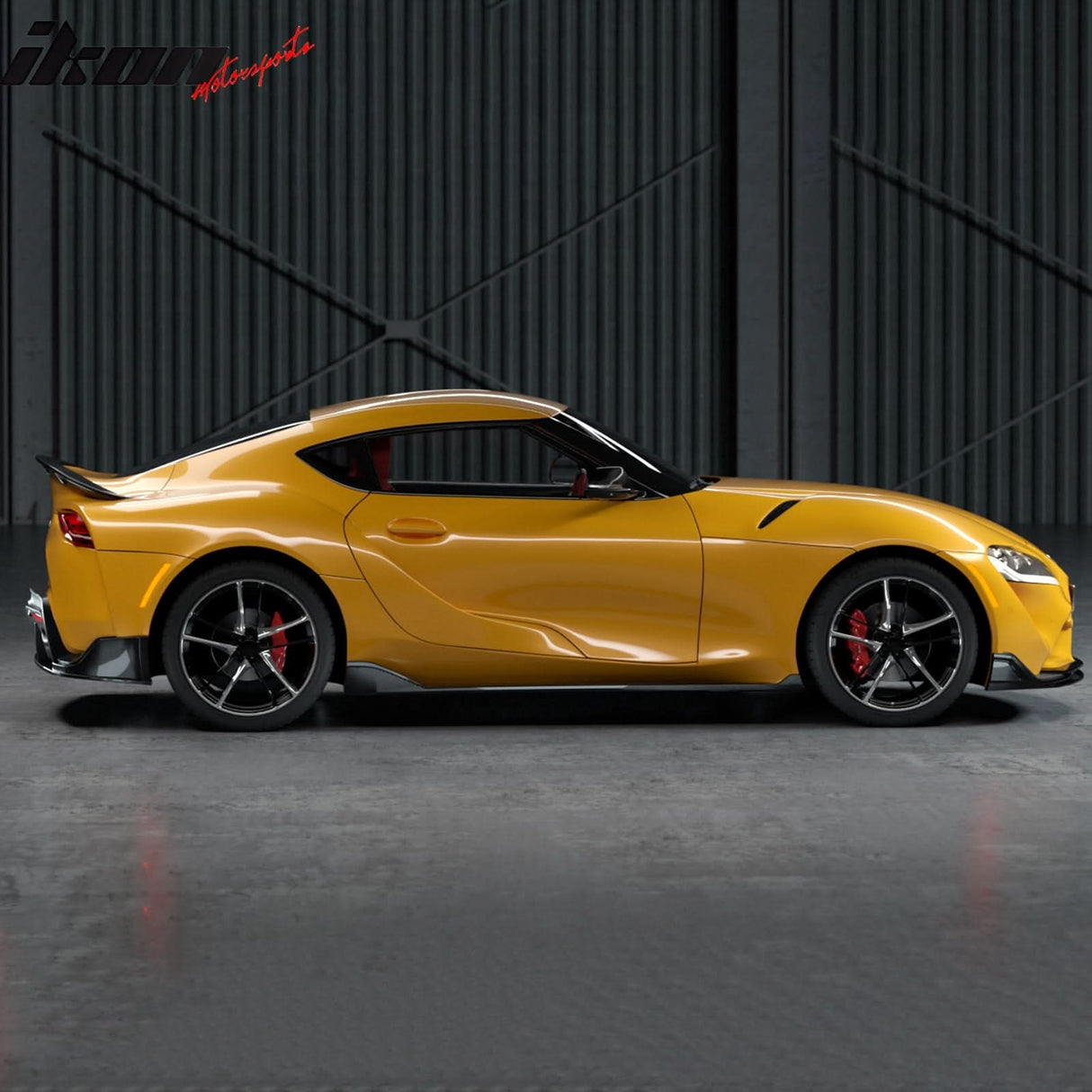 2020-2025 Toyota GR Supra A90 MZ Speed Side Skirts Gloss Carbon Fiber