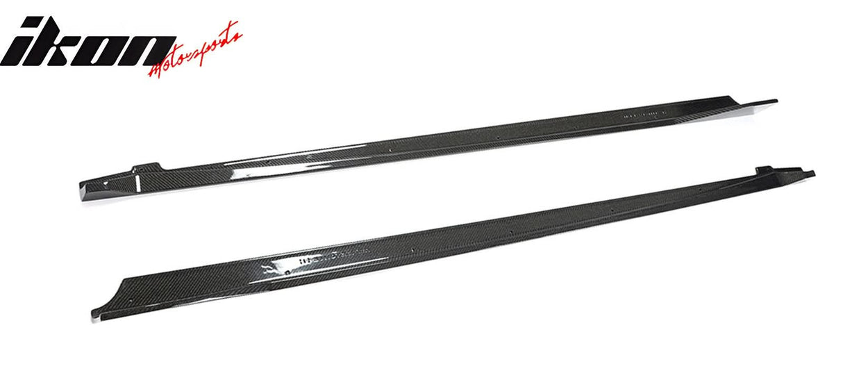 2020-2025 Toyota GR Supra A90 MZ Speed Side Skirts Gloss Carbon Fiber