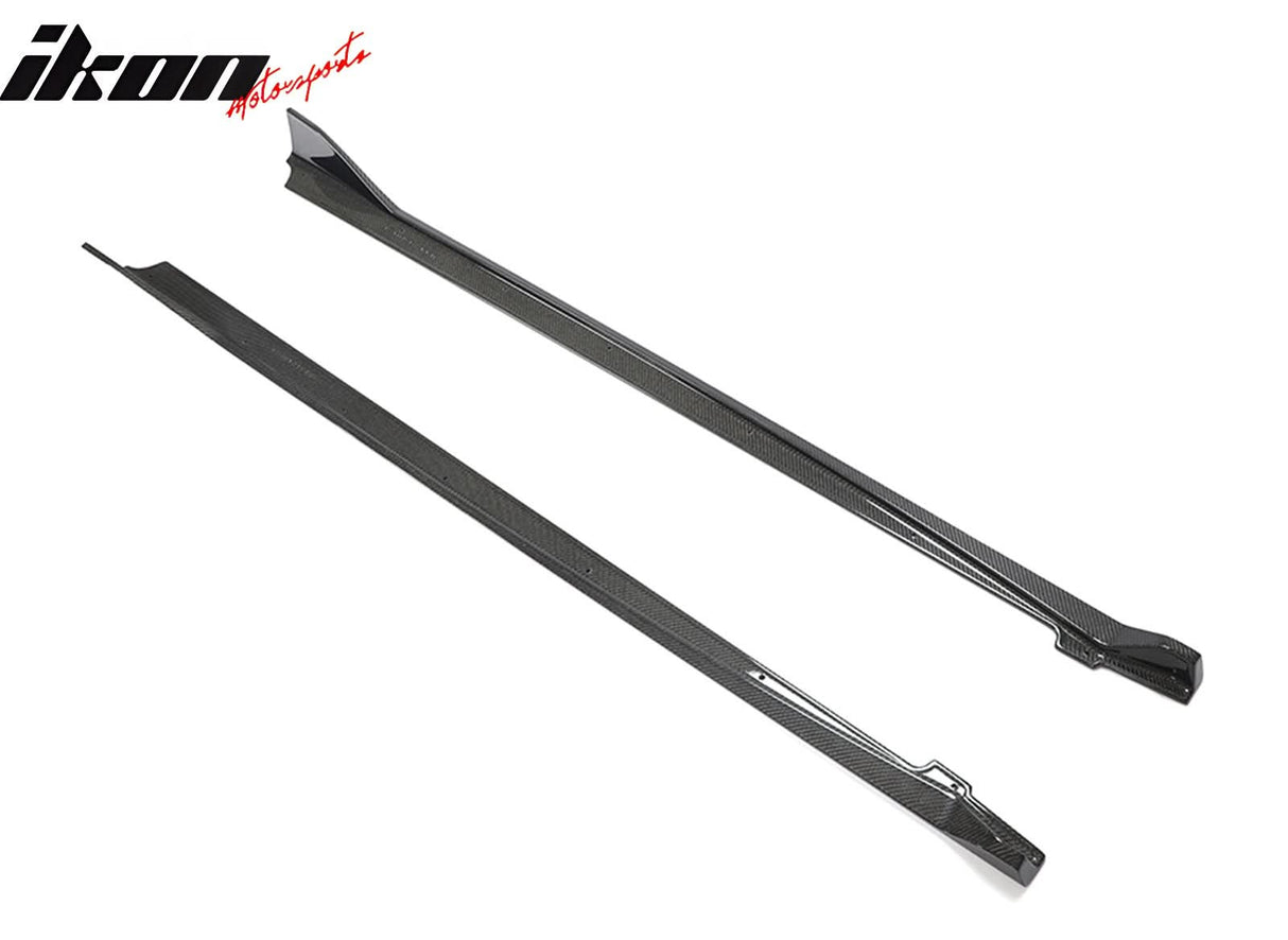 2020-2025 Toyota GR Supra A90 MZ Speed Side Skirts Gloss Carbon Fiber