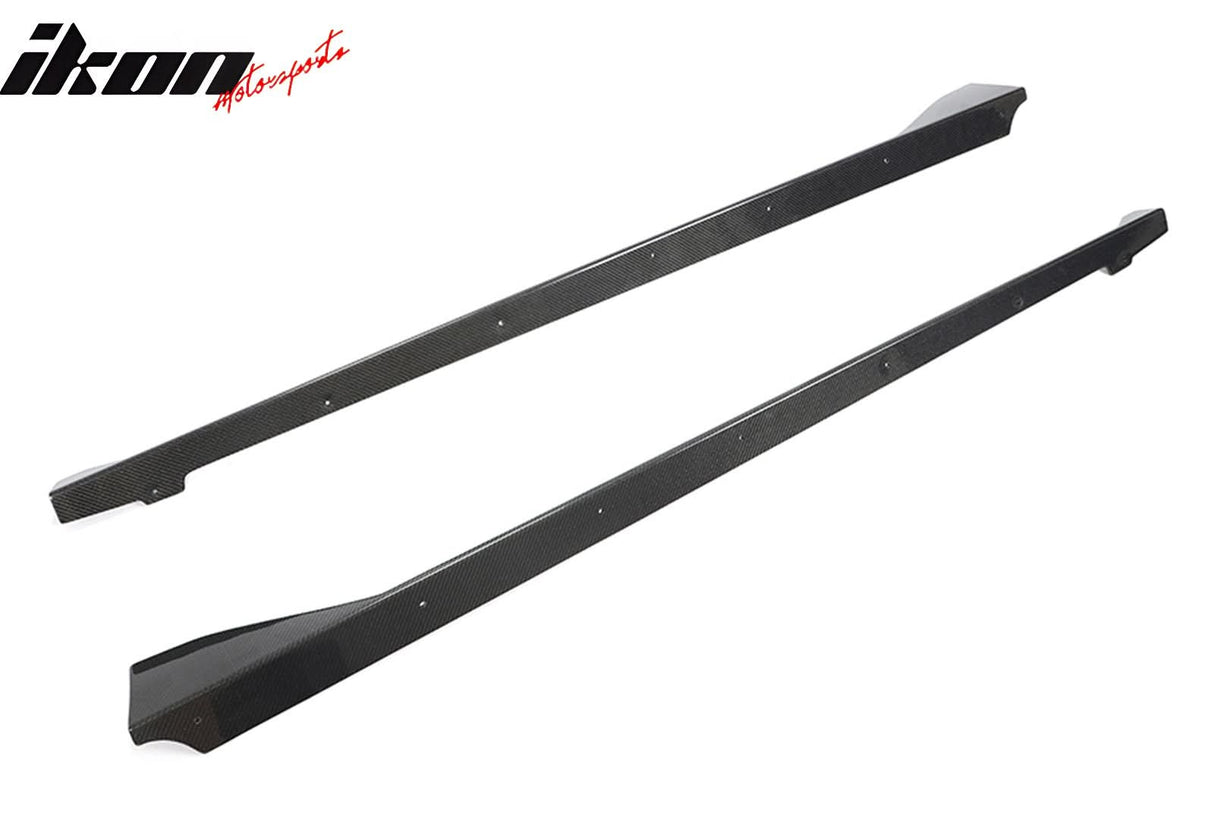 2020-2025 Toyota GR Supra A90 MZ Speed Side Skirts Gloss Carbon Fiber