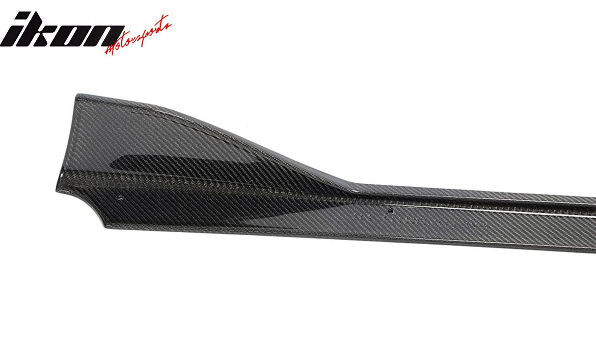 2020-2025 Toyota GR Supra A90 MZ Speed Side Skirts Gloss Carbon Fiber