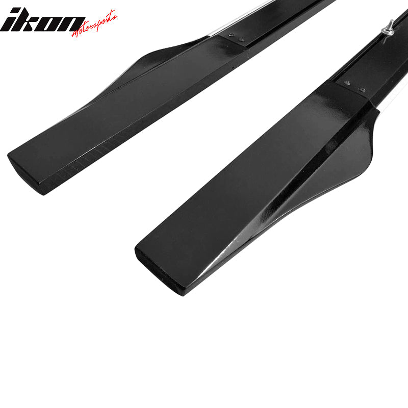 Universal 77.5" Type 1 Side Skirts Lighting Step Extension Aluminum