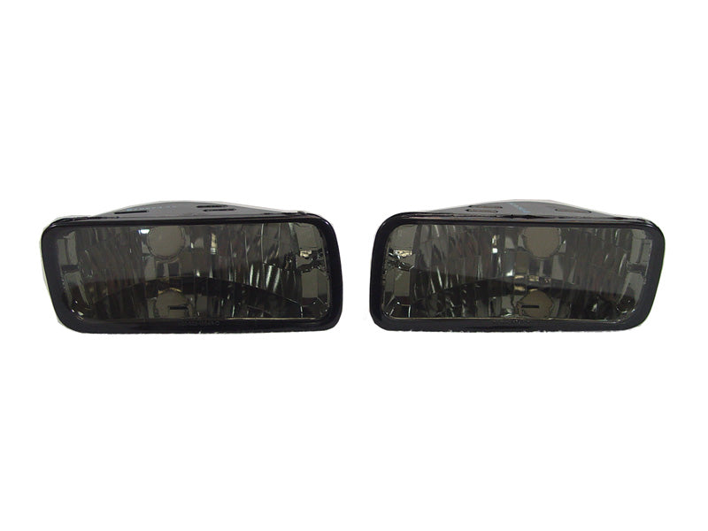 1985-1992 Chevrolet Camaro Crystal Smoke Bumper Lights