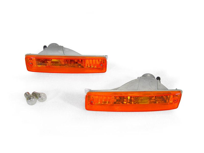 1990-1991 Honda Crx Depo Crystal 脢Amber Bumper Lights