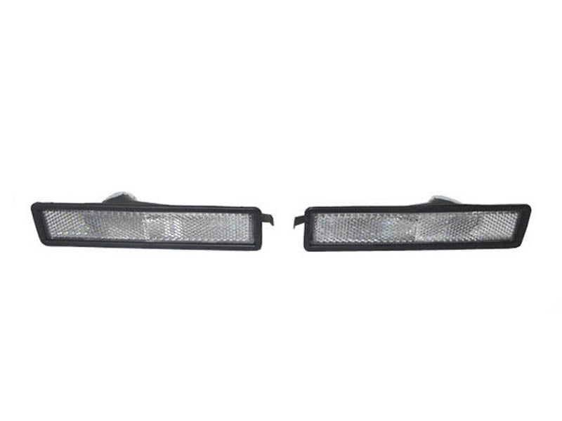 1989-1996 BMW E34/E32 Clear Front Bumper Side Marker Lights