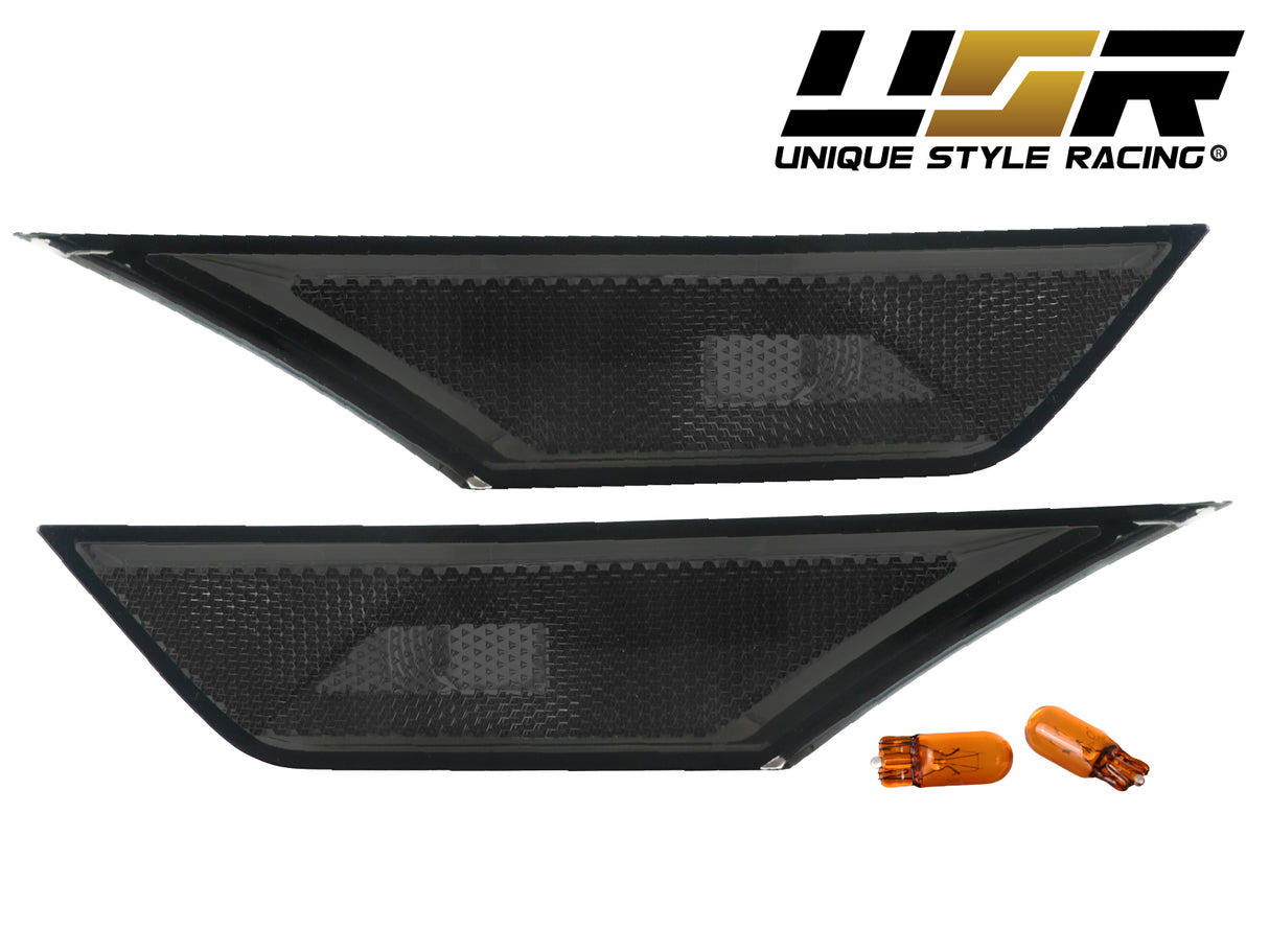 2016-2021 Honda Civic Smoke Front Bumper Side Marker Lights