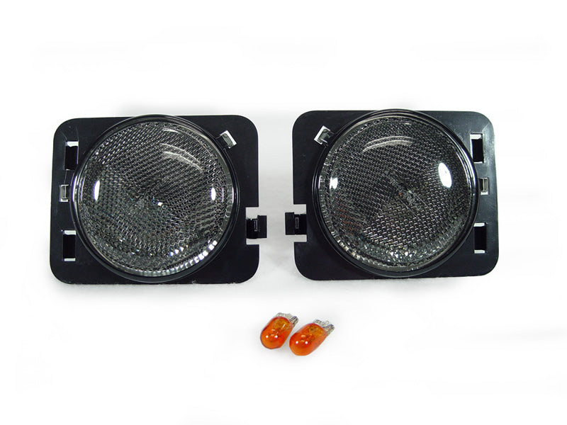 2007-2015 Jeep Wrangler JK Smoke Side Marker Lights