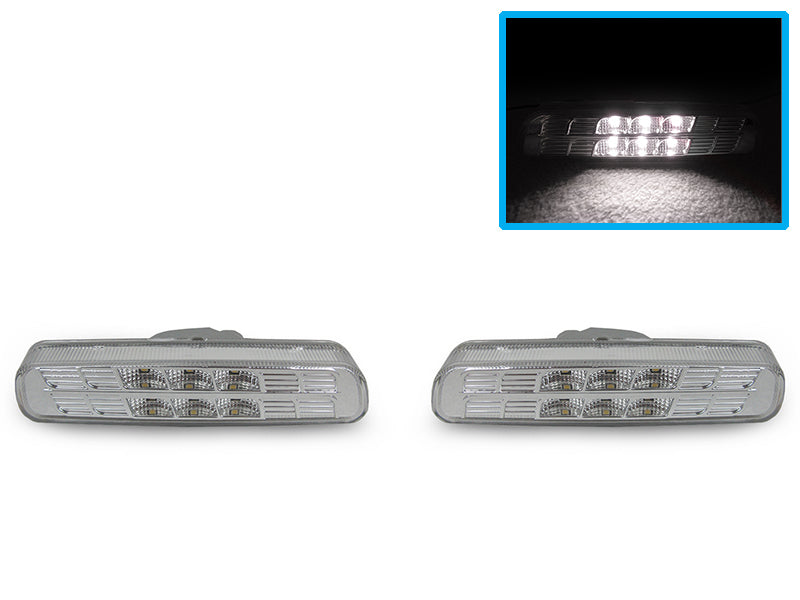 1999-2003 Lexus RX300 Crystal Clear White LED Front Bumper Side Marker