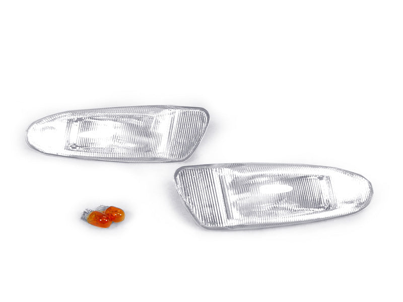 1997-1998 Toyota Supra Front Clear Bumper Side Marker Lights