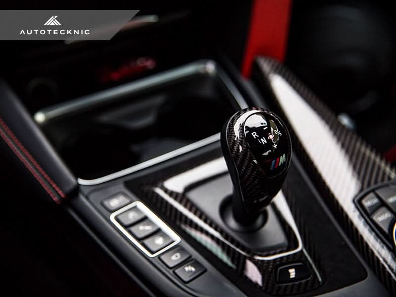 AutoTecknic Carbon Alcantara Shift Console Trim - BMW F80 M3 | F82/ F83 M4