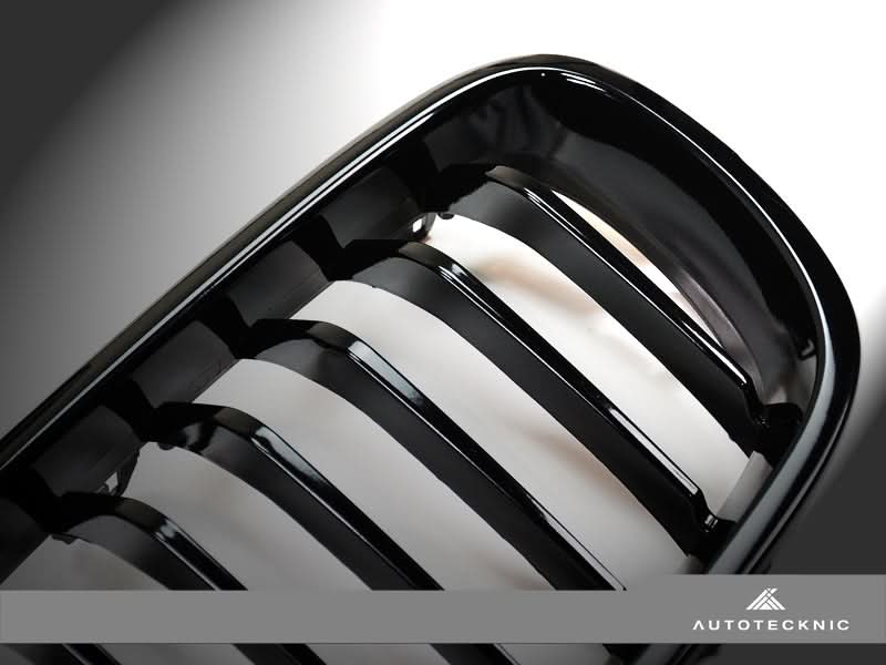AutoTecknic Gloss Black Front Grille Set - BMW F10 Sedan | F11 Wagon | 5-Series