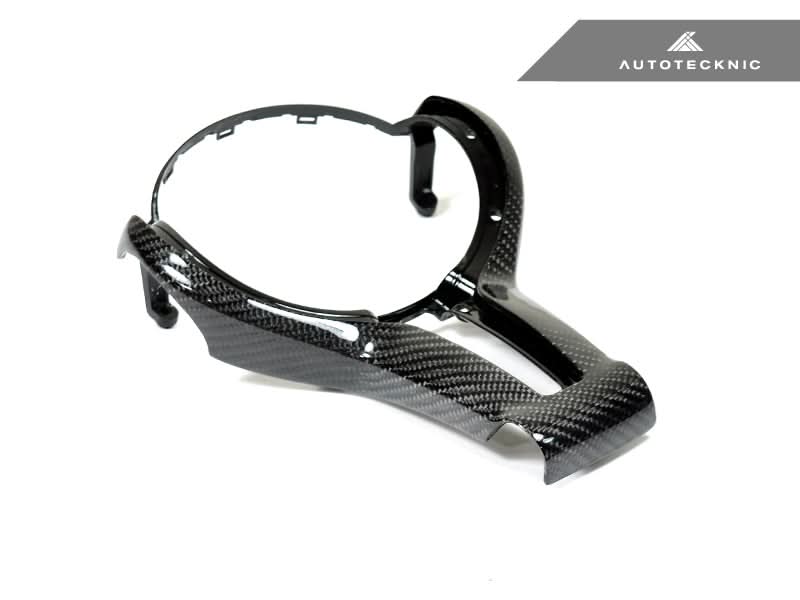 AutoTecknic Carbon Fiber Steering Wheel Trim Cover - F-Chassis M Vehicles