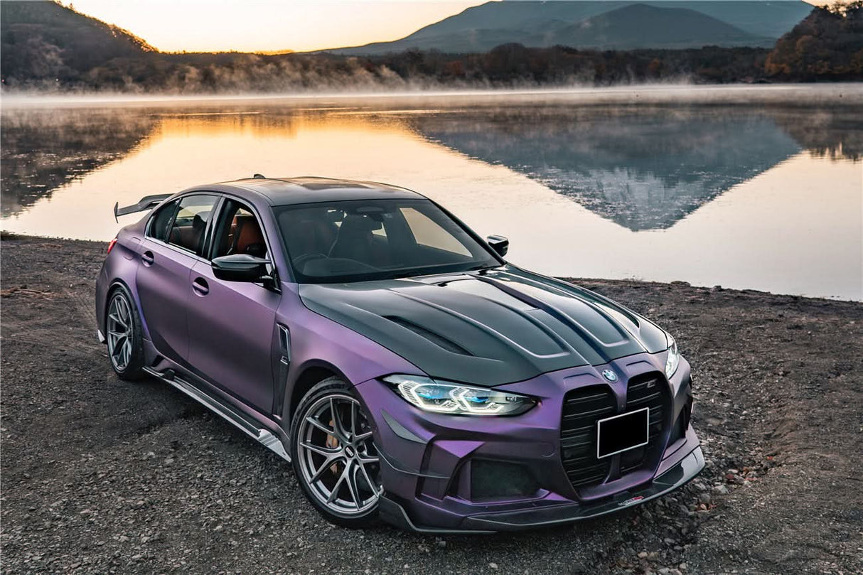 2021-UP BMW M3 G80 BKSSII Style Carbon Fiber Full Body Kit