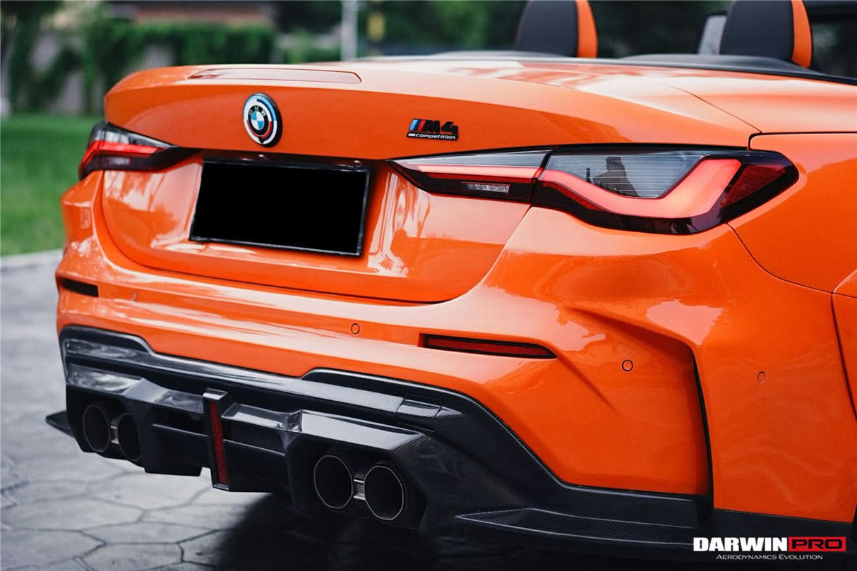 2021-UP BMW M4 G82 G83 BKSSII Style Rear Bumper with LED Light