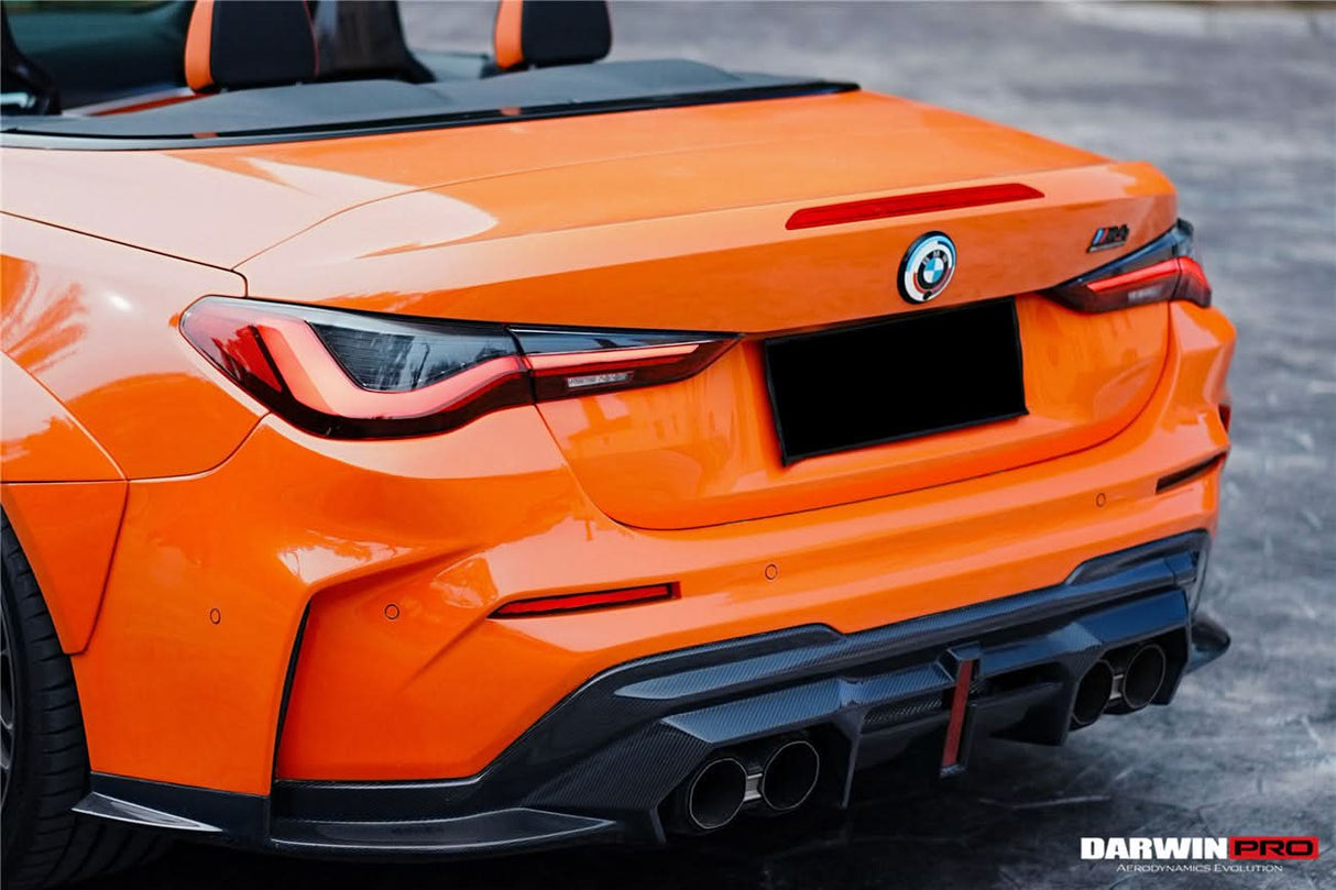 2021-UP BMW M4 G82 G83 BKSSII Style Rear Bumper with LED Light