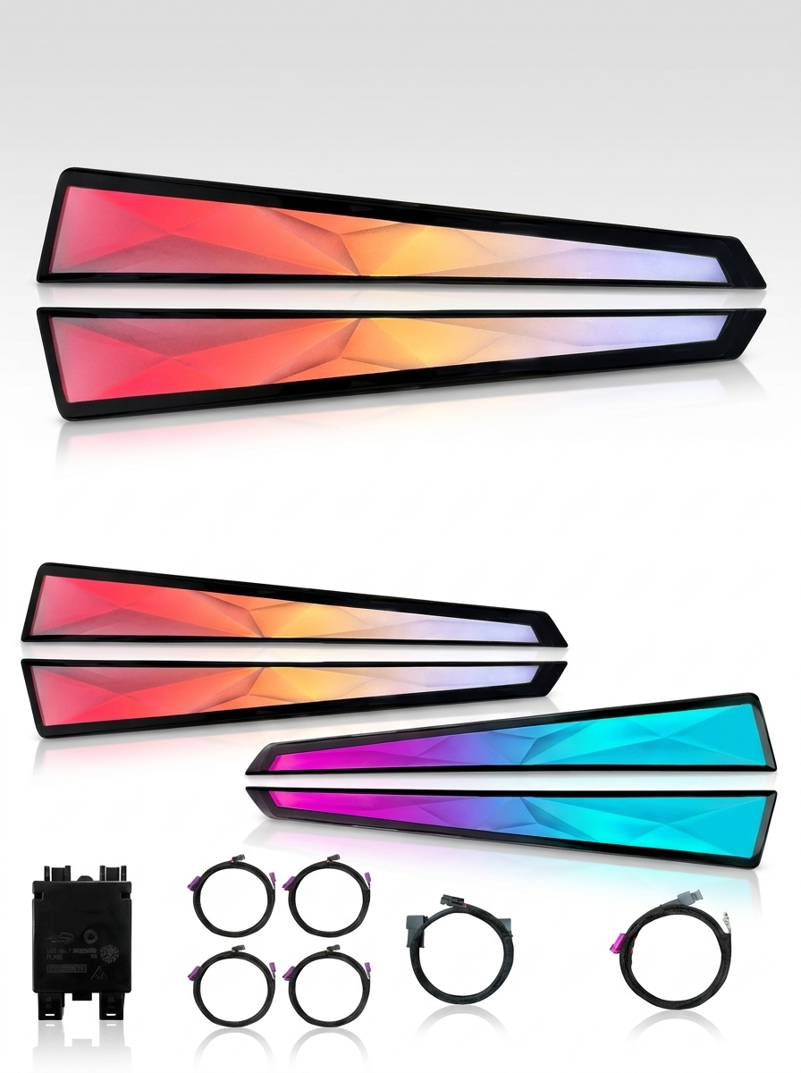 BMW X1 / X2 U10 / U11 Interior 64-Color Crystal Symphony LED Ambient Light Kit with Door Lights 2023 - 2025