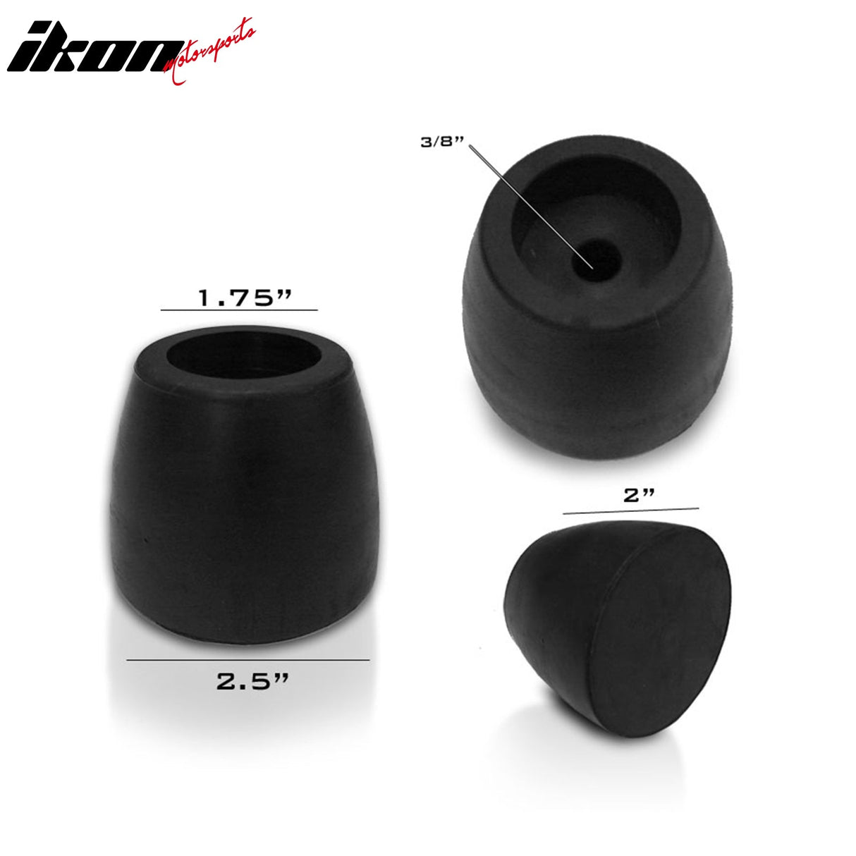 Universal Rubber Bumpers Cone Rubber Cargo Trailer Truck Ramp Stop