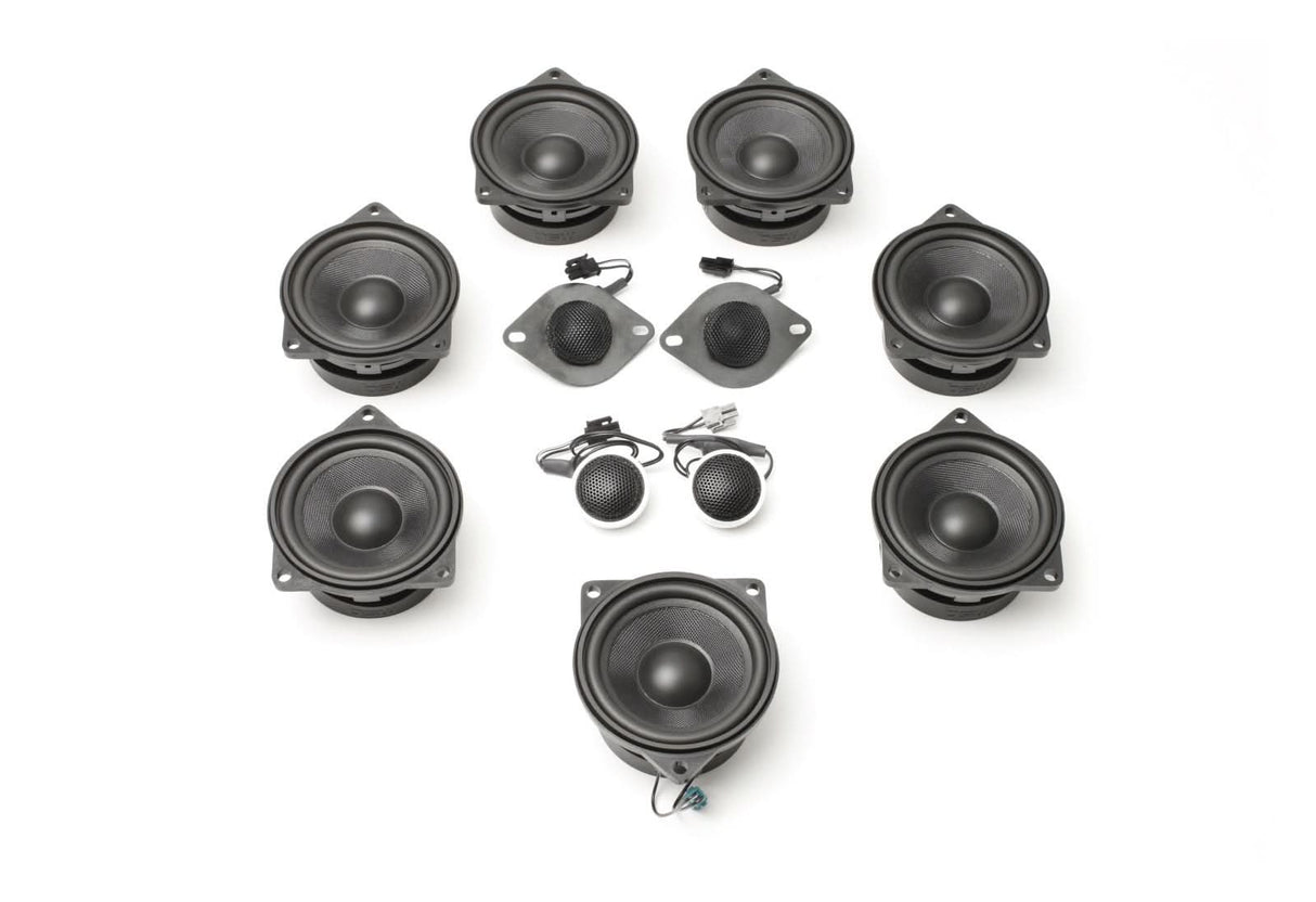 BACKORDERED - SHIPS SECOND HALF OF JULY - RECOMMEND YOU ORDER NOW, LIMITED FUTURE INVENTORY - Stage One BMW Speaker Upgrade for E60/E61 Sedan/Wagon with Premium Top Hi-Fi