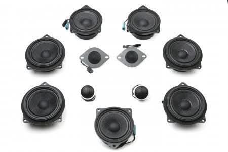 BACKORDERED - SHIPS SECOND HALF OF JULY - RECOMMEND YOU ORDER NOW, LIMITED FUTURE INVENTORY - Stage One BMW Speaker Upgrade for E90 Sedan with Premium Top Hi-Fi