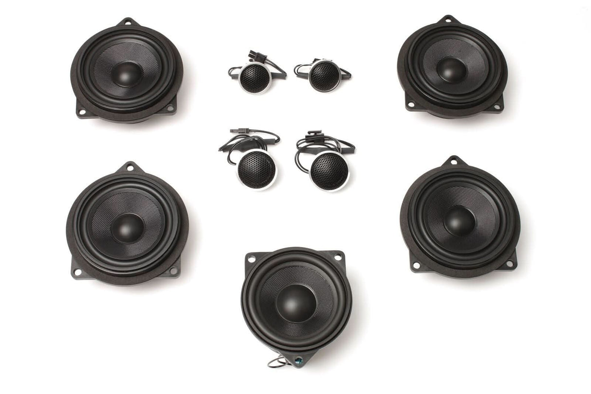 BACKORDERED - SHIPS SECOND HALF OF JULY - RECOMMEND YOU ORDER NOW, LIMITED FUTURE INVENTORY - Stage One BMW Speaker Upgrade for E93 Convertible with Premium Top Hi-Fi