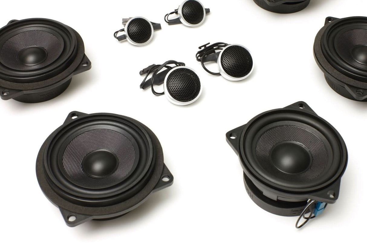 BACKORDERED - SHIPS SECOND HALF OF JULY - RECOMMEND YOU ORDER NOW, LIMITED FUTURE INVENTORY - Stage One BMW Speaker Upgrade for E93 Convertible with Premium Top Hi-Fi