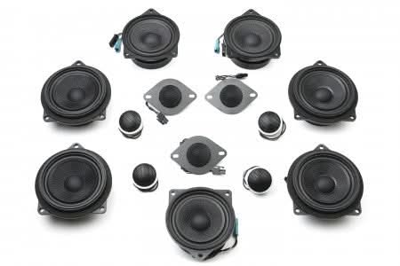 BACKORDERED - SHIPS SECOND HALF OF JULY - RECOMMEND YOU ORDER NOW, LIMITED FUTURE INVENTORY - Stage One BMW Speaker Upgrade for F11 Wagon with Harman Kardon