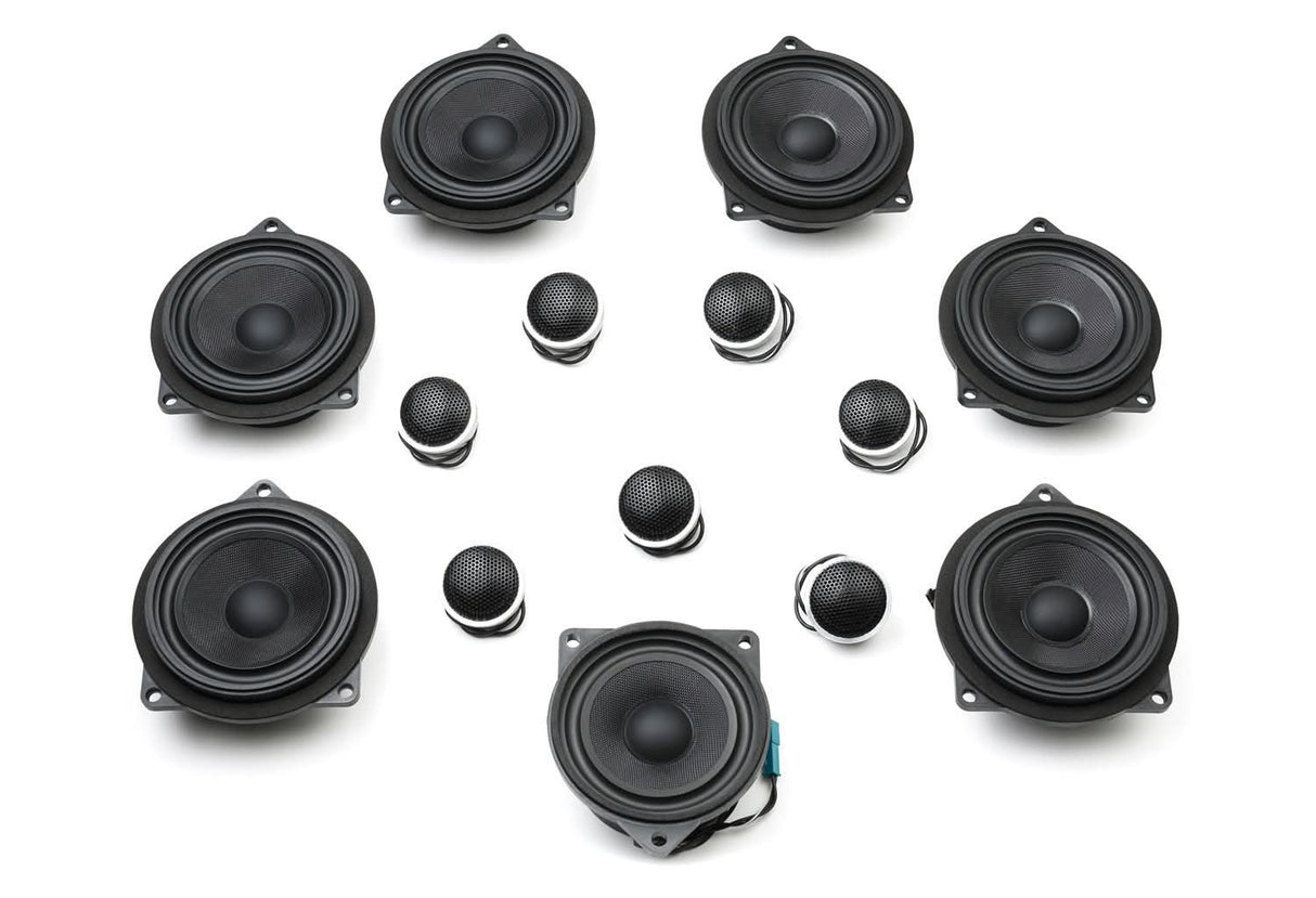 BACKORDERED - SHIPS SECOND HALF OF JULY - RECOMMEND YOU ORDER NOW, LIMITED FUTURE INVENTORY - Stage One BMW Speaker Upgrade for F26 X4 with Harman Kardon